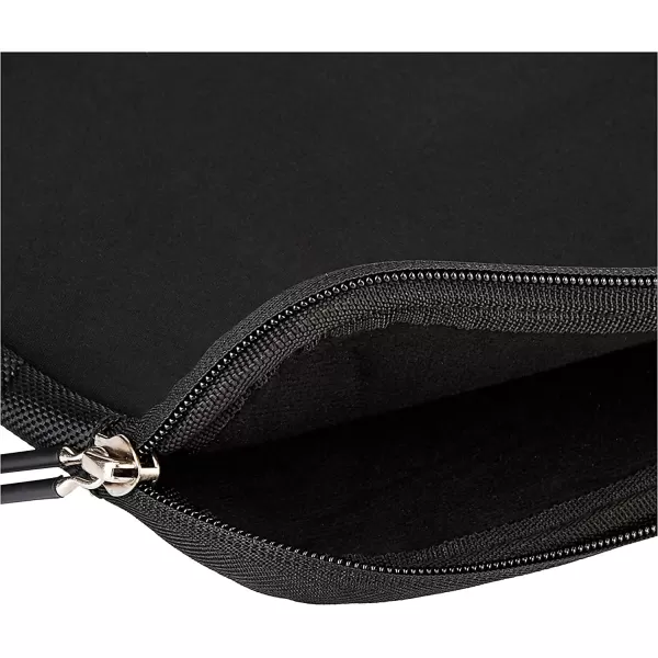 Amazon Basics 156Inch Laptop Sleeve Protective Case with Zipper  BlackBlack 156 Inch 10Pack