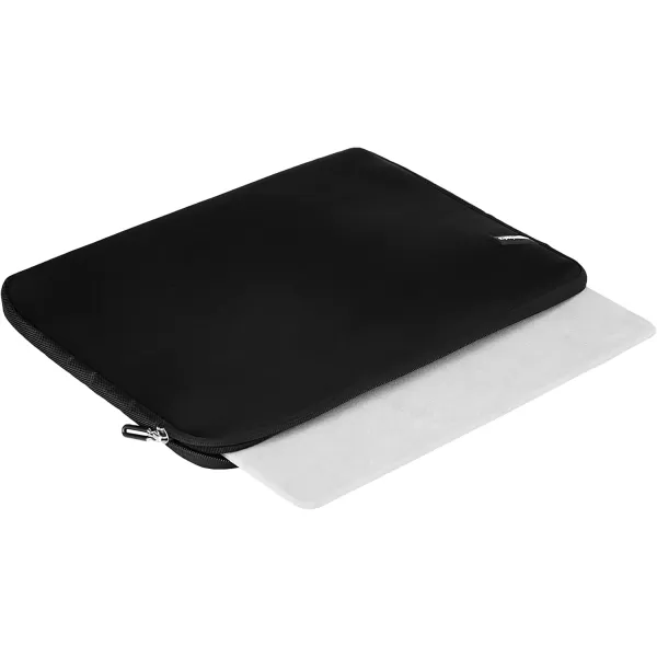 Amazon Basics 156Inch Laptop Sleeve Protective Case with Zipper  BlackBlack 156 Inch 10Pack