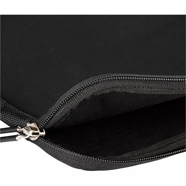 Amazon Basics 156Inch Laptop Sleeve Protective Case with Zipper  BlackBlack 156 Inch 1Pack