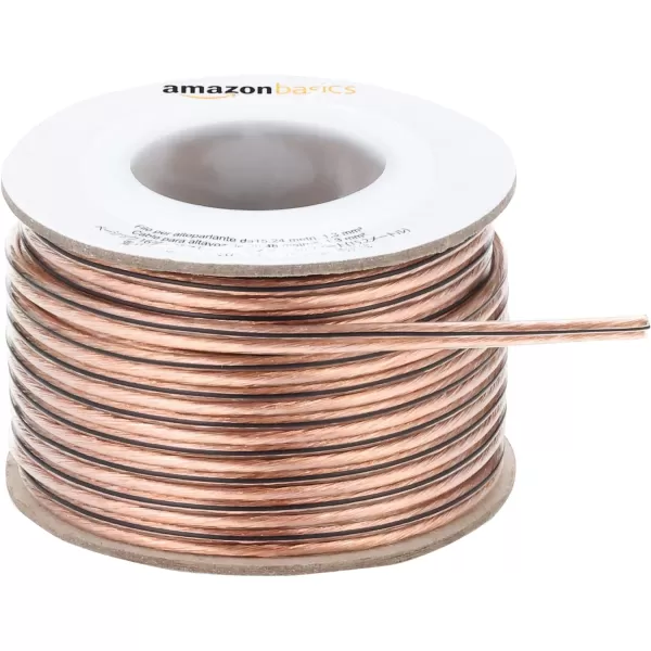 Amazon Basics 16Gauge Speaker Wire Cable 50 Feet50 Feet 1Pack