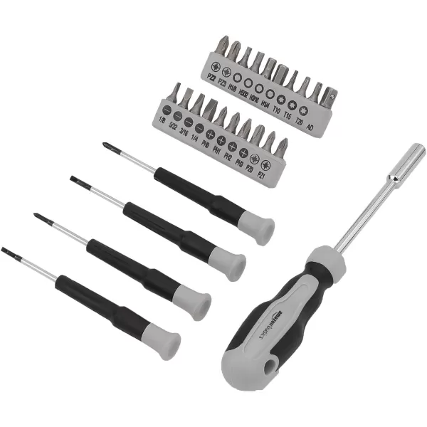 Amazon Basics 173Piece General Household Home Repair and Mechanics Hand Tool Kit Set131Piece