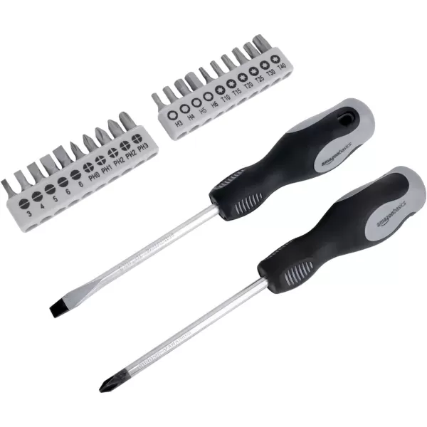 Amazon Basics 173Piece General Household Home Repair and Mechanics Hand Tool Kit Set65 piece