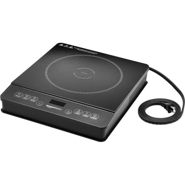 Amazon Basics 1800W Portable Induction Cooktop Burner medium BlackAmazon Basics 1800W Portable Induction Cooktop Burner medium Black