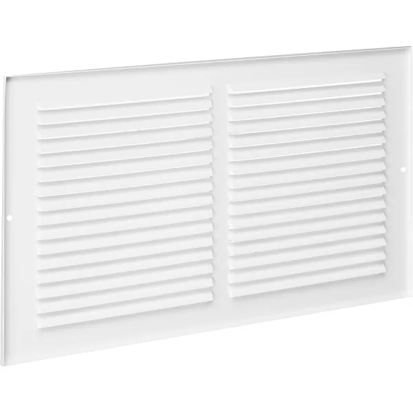 Amazon Basics 1RA1406WH White 14 W X 6 H Return Air Grille Duct Cover for Ceiling and Wall 1 Pack14u201D W X 8 H