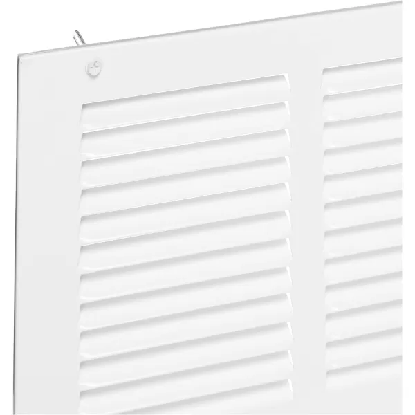 Amazon Basics 1RA1406WH White 14 W X 6 H Return Air Grille Duct Cover for Ceiling and Wall 1 Pack30 W X 6u201D H