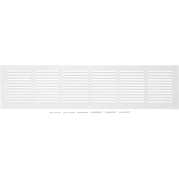 Amazon Basics 1RA1406WH White 14 W X 6 H Return Air Grille Duct Cover for Ceiling and Wall 1 Pack30 W X 6u201D H