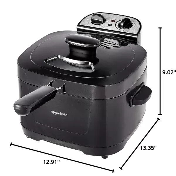 Amazon Basics 2 Liter Electric Deep Fryer Black2 Liter
