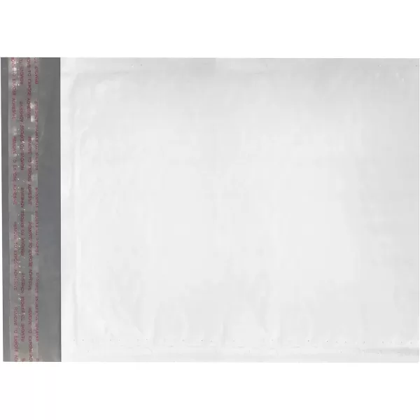 Amazon Basics 2 Poly Bubble Mailer 50 Count 85 x 12 WhiteGrey50 pack