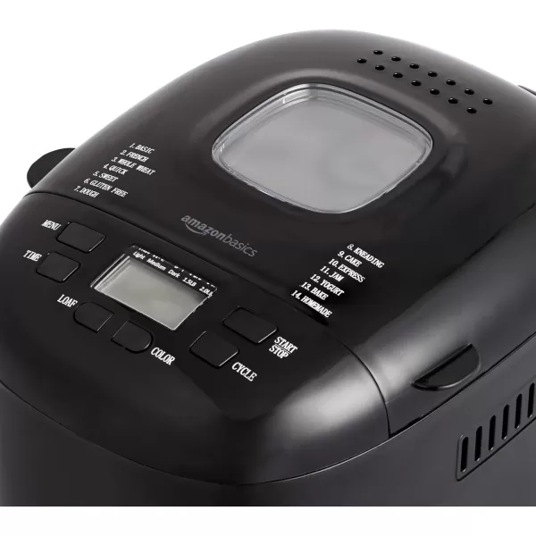 Amazon Basics 2 Pound NonStick Bread Making Machine BlackBlack
