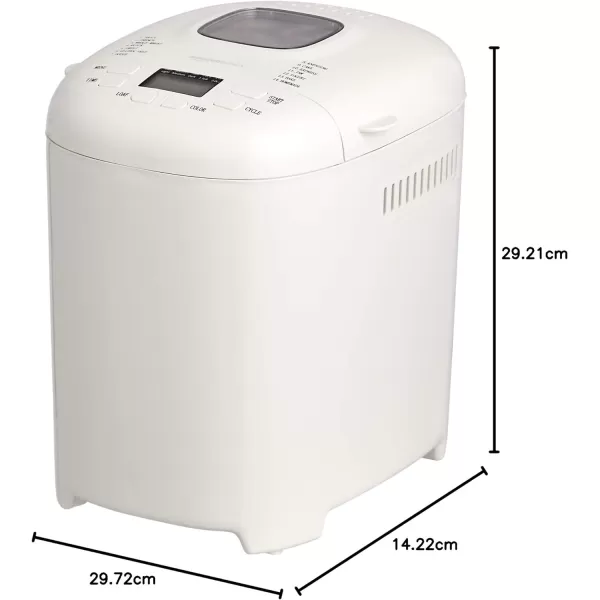Amazon Basics 2 Pound NonStick Bread Making Machine BlackWhite