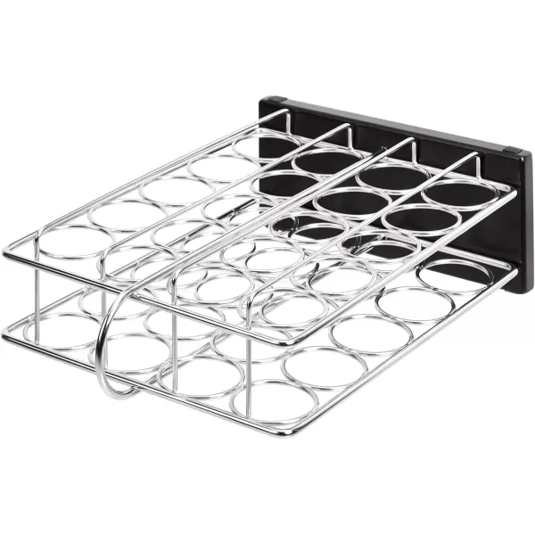 Amazon Basics 20 Jars Spice Organizer Rack Silver20 Jars