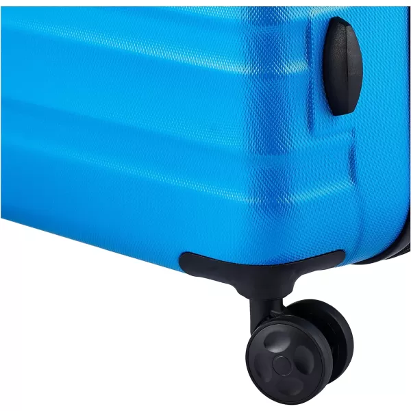 Amazon Basics 20Inch Hardside Spinner BlackLight Blue 3piece Set
