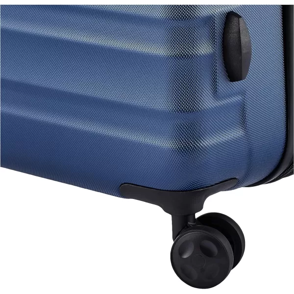 Amazon Basics 20Inch Hardside Spinner BlackNavy Blue 24inch
