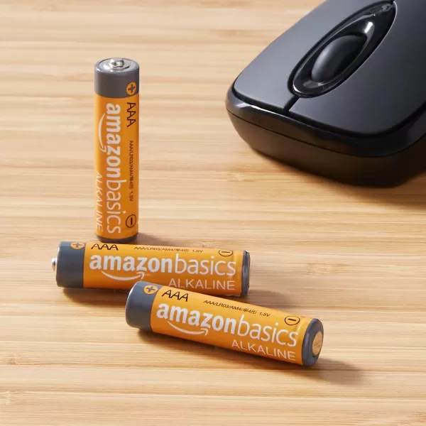 Amazon Basics 20Pack AAA Alkaline HighPerformance Batteries 15 Volt 10Year Shelf Life20 Count Pack of 1