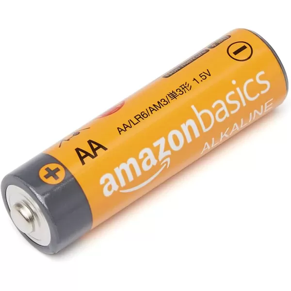 Amazon Basics 24 Count AA amp AAA HighPerformance Batteries Value Pack  12 Double AA Batteries and 12 Triple AAA Batteries48 Count Pack of 1