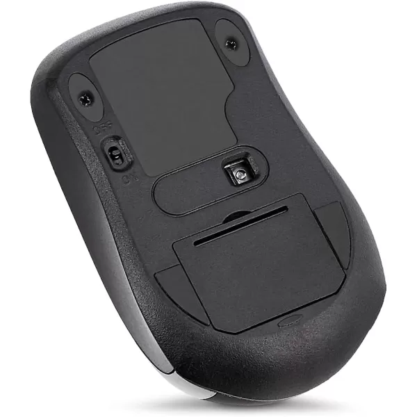 Amazon Basics 24 Ghz Wireless Optical Computer Mouse with USB Nano Receiver BlackBlack 30Pack