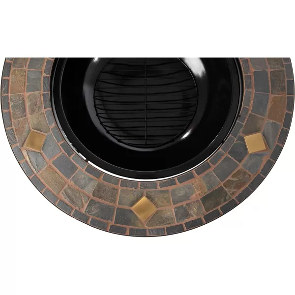 Amazon Basics 24 Inch Steel Round Lattice Fire Pit34 Inch ROUND