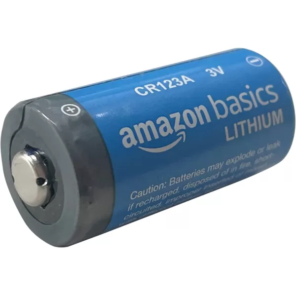 Amazon Basics 24Pack CR123A Lithium Batteries 3 Volt 10Year Shelf Life12 Count Pack of 1