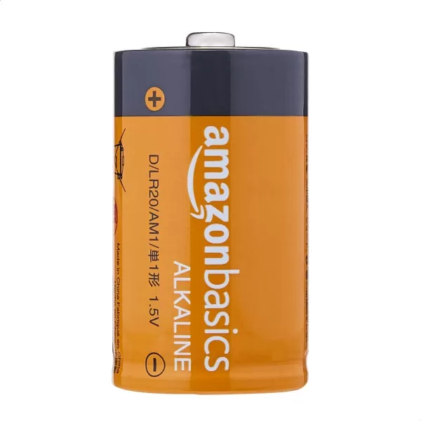 Amazon Basics 24Pack D Cell Alkaline AllPurpose Batteries 15 Volt 5Year Shelf Life4 Count Pack of 1