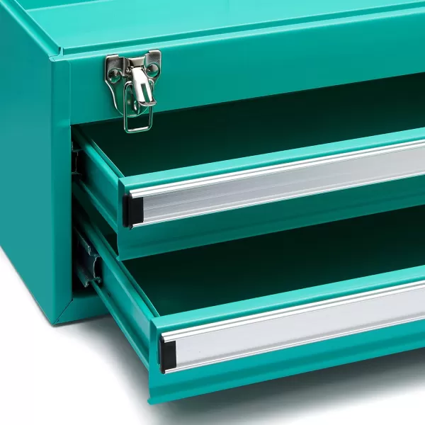 Amazon Basics 2Drawer Steel Organization Chest  Turquoise Powder Coated Finish 1811 x 866 x 945 inchesTurquoise