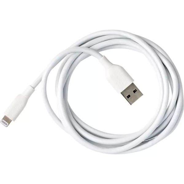 Amazon Basics 2Pack USBA to Lightning ABS Charger Cable MFi Certified Charger for Apple iPhone 14 13 12 11 X Xs Pro Pro Max Plus iPad 6 Foot White6 Feet 2Pack White