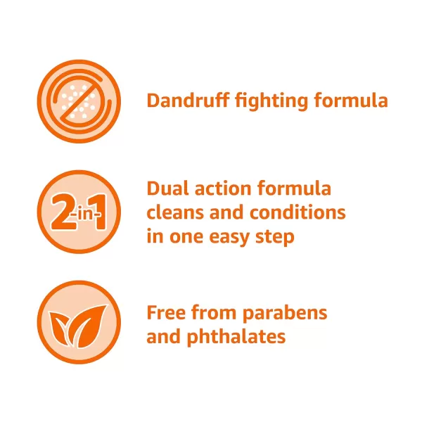 Amazon Basics 2in1 Dandruff Shampoo amp Conditioner Gentle and pH Balanced 142 Fluid Ounces 1Pack Previously Solimo142 Fl Oz Pack of 1