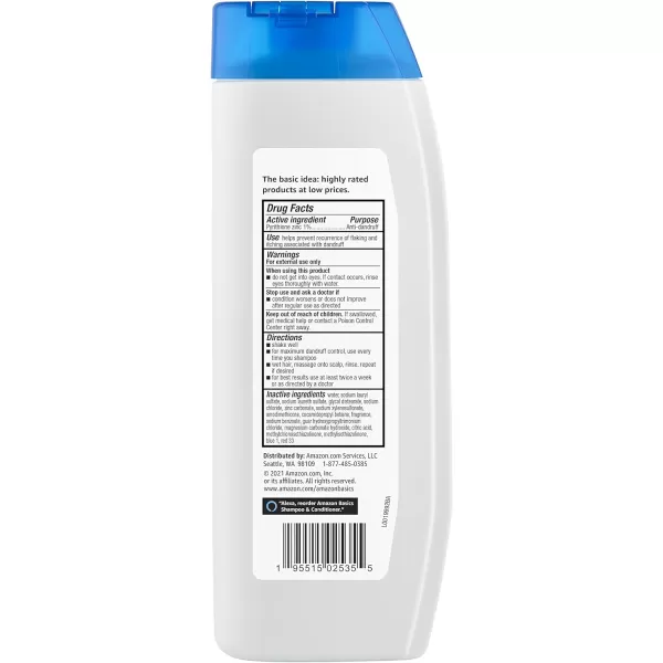 Amazon Basics 2in1 Dandruff Shampoo and Conditioner for Men Smooth Spice Scent 142 Fluid Ounces 1Pack Previously Solimo142 Fl Oz Pack of 1