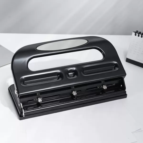Amazon Basics 3 Hole Punch 10 Sheet Capacity Black23 hole 30 Sheet Capacity
