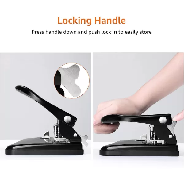 Amazon Basics 3 Hole Punch 10 Sheet Capacity Black23 hole 30 Sheet Capacity