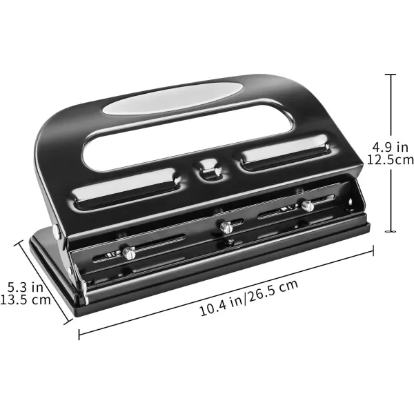 Amazon Basics 3 Hole Punch 10 Sheet Capacity Black23 hole 30 Sheet Capacity