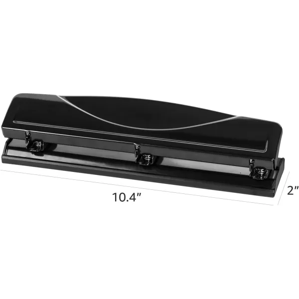 Amazon Basics 3 Hole Punch 10 Sheet Capacity Black3 hole 10 Sheet Capacity