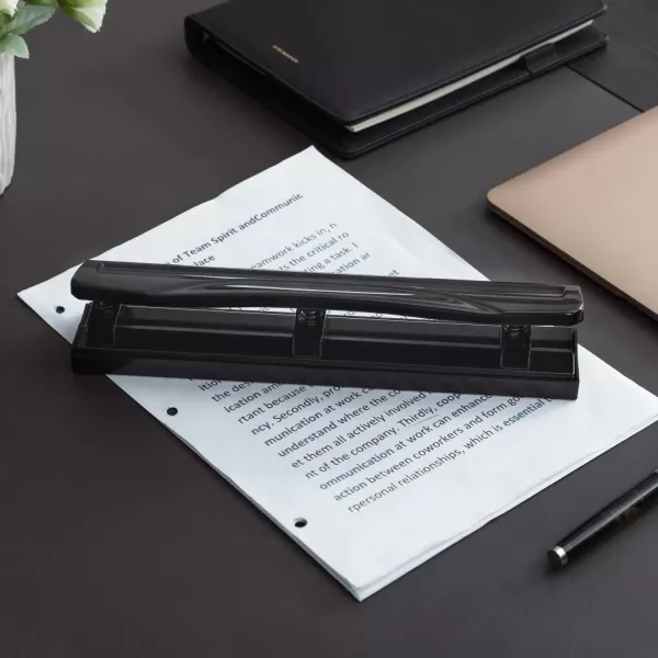 Amazon Basics 3 Hole Punch 10 Sheet Capacity Black3 hole 10 Sheet Capacity