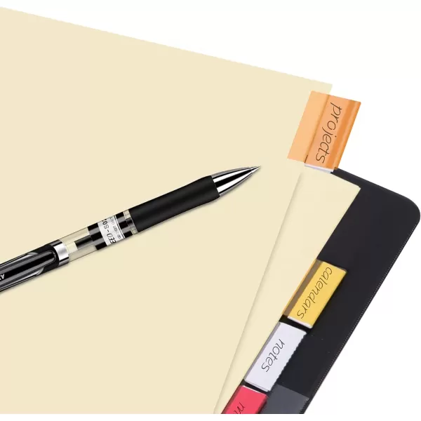 Amazon Basics 3 Ring Paper Binder Dividers With 5 Insertable Multicolor Plastic Tabs Pack of 6 Sets 30 Count WoodWood 4Pack 8Tab
