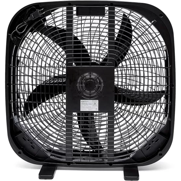 Amazon Basics 3 Speed Box Fan 20 Inch BlackAmazon Basics 3 Speed Box Fan 20 Inch Black