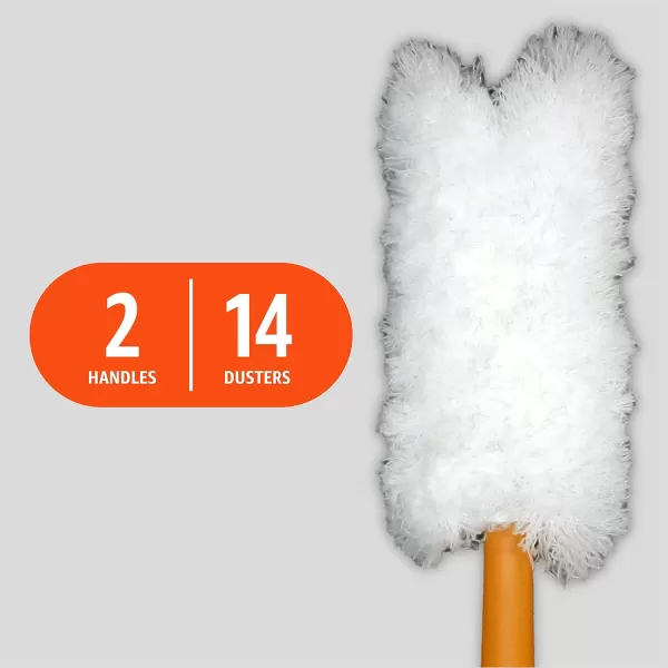 Amazon Basics 360 Heavy Duty Duster Refill 14 Count WhiteDuster Kit