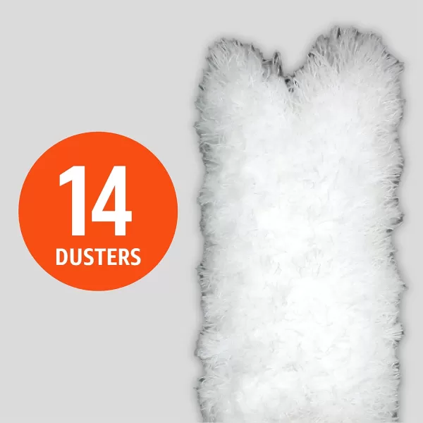 Amazon Basics 360 Heavy Duty Duster Refill 14 Count WhiteDuster Refills no handles