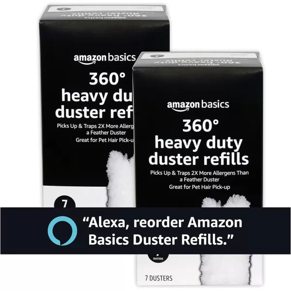 Amazon Basics 360 Heavy Duty Duster Refill 14 Count WhiteDuster Refills no handles