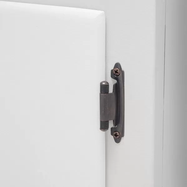Amazon Basics 38 Inch Kitchen Inset Cabinet Door Hinge SelfClosing 1 Pair Oil Rubbed Bronze 10Pack10 Pack Oil Rubbed Bronze