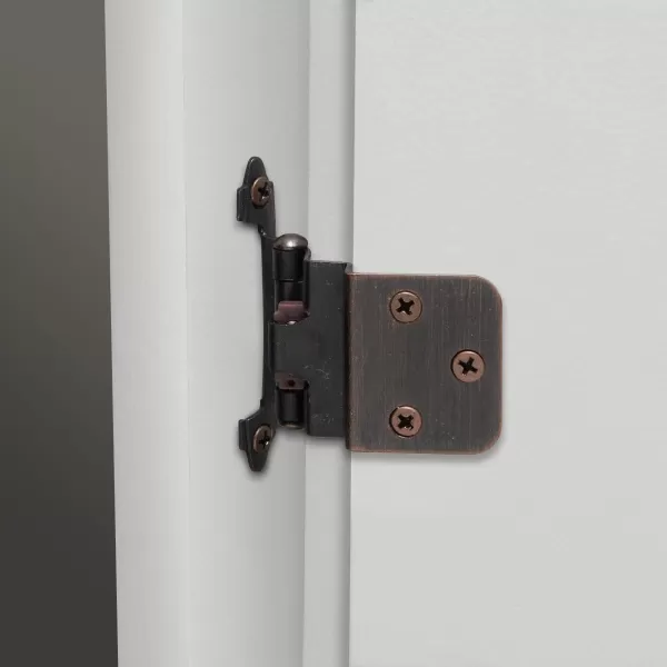 Amazon Basics 38 Inch Kitchen Inset Cabinet Door Hinge SelfClosing 1 Pair Oil Rubbed Bronze 10Pack10 Pack Oil Rubbed Bronze