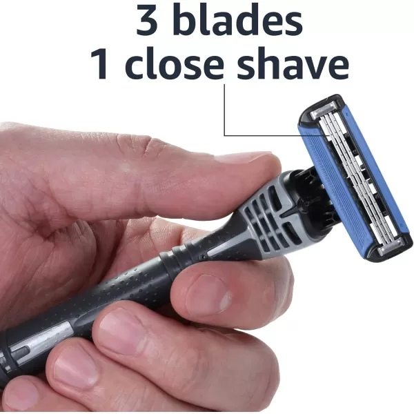Amazon Basics 3Blade Disposable Razors for Men 6 Count 2 Packs of 3 Black Previously SolimoAmazon Basics 3Blade Disposable Razors for Men 6 Count 2 Packs of 3 Black Previously Solimo