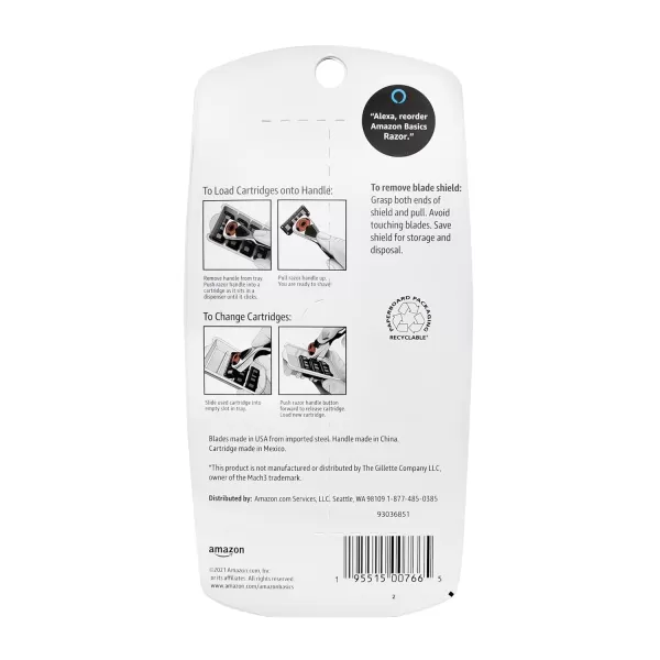 Amazon Basics 3Blade Motion Sphere Razor for Men with Dual Lubrication Handle amp 20 Cartridges Cartridges fit Amazon Basics Razor Handles only 21 Piece Set Black Previously Solimo3 Piece Set