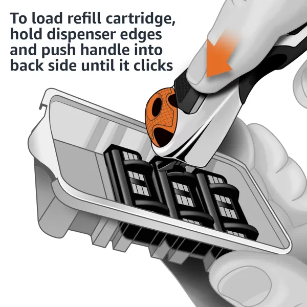 Amazon Basics 3Blade Motion Sphere Razor for Men with Dual Lubrication Handle amp 20 Cartridges Cartridges fit Amazon Basics Razor Handles only 21 Piece Set Black Previously Solimo21 Piece Set