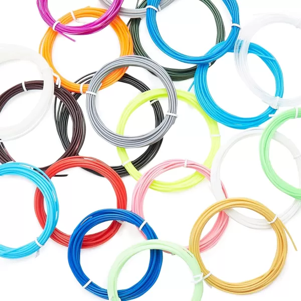 Amazon Basics 3D Pen Filament Refills PLA 175 mm 6 Colors20 Colors ABS