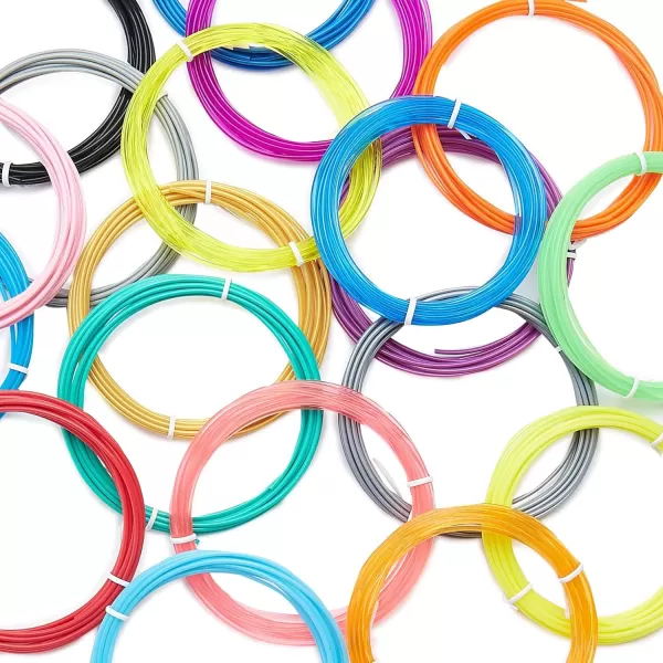 Amazon Basics 3D Pen Filament Refills PLA 175 mm 6 Colors20 Colors PLA