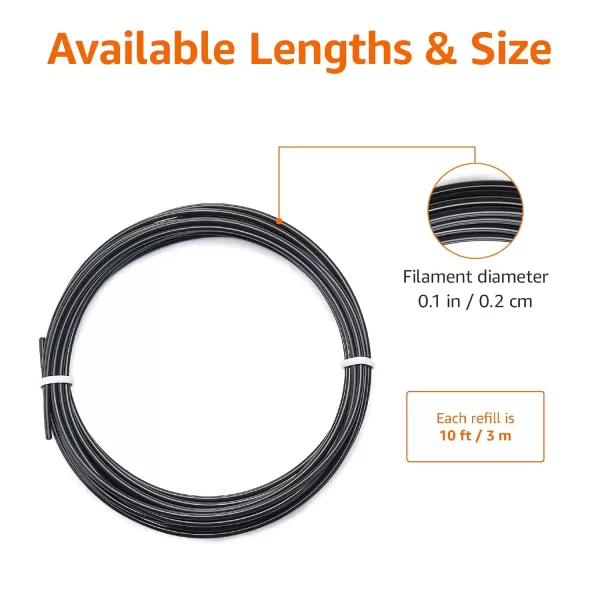 Amazon Basics 3D Pen Filament Refills PLA 175 mm 6 Colors32 Colors PLA