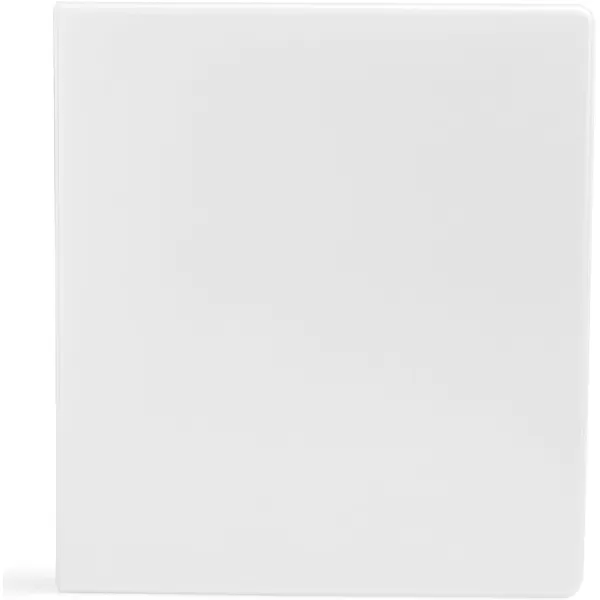 Amazon Basics 3Ring Binder 1Inch  White 4PackWhite 4Pack 1
