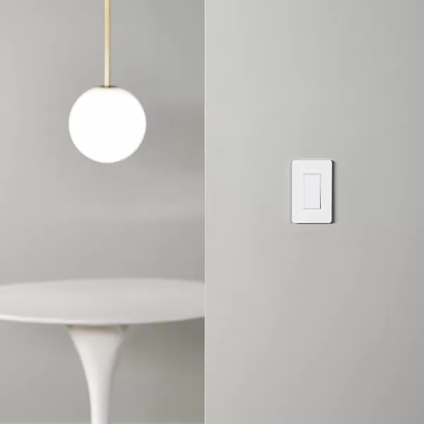 Amazon Basics 3Way Smart Switch Neutral Wire Required 24 Ghz WiFi Works with Alexa White 291 x 465 x 162 inches3Way Switch