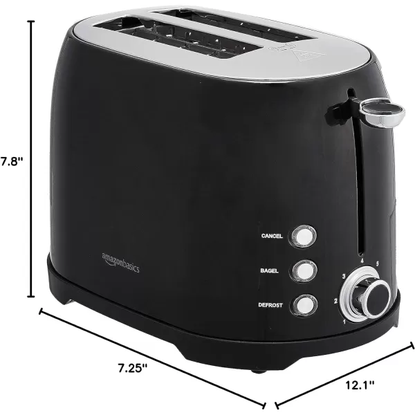 Amazon Basics 4 Slot Toaster  BlackBlack 2 Slot Toaster