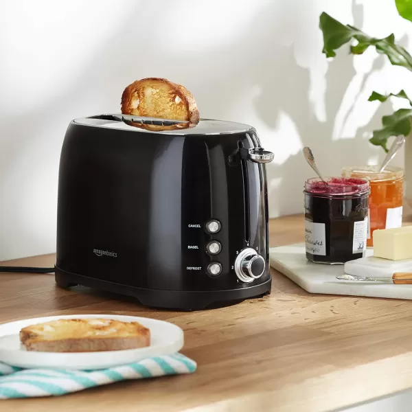 Amazon Basics 4 Slot Toaster  BlackBlack 2 Slot Toaster