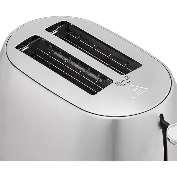 Amazon Basics 4 Slot Toaster  BlackBrushed Silver 2 Slot Toaster